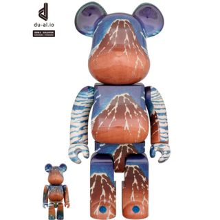 ベアブリック(BE@RBRICK)のBE@RBRICK 葛飾北斎 100％ & 400％(フィギュア)