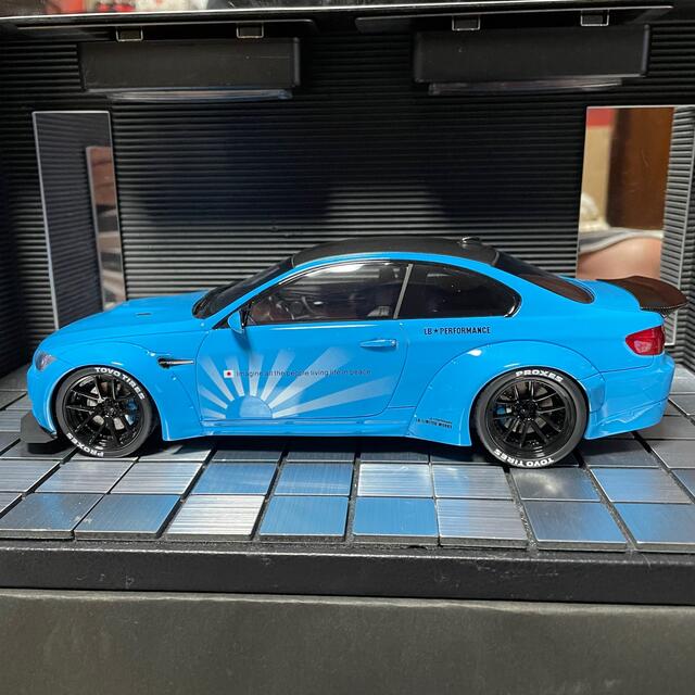 公式通販 未展示品 GT SPIRIT 1 18 LB WORKS M3 ベイビーブルー