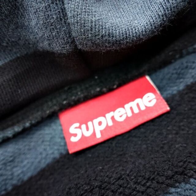 Supreme 07aw Striped Pullover Hoodie 2