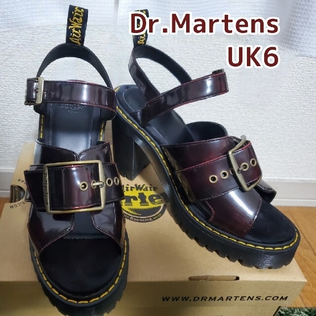 Dr.Martens(ドクターマーチン)のDr.Martens GRANIK UK6 cherry red レディースの靴/シューズ(サンダル)の商品写真