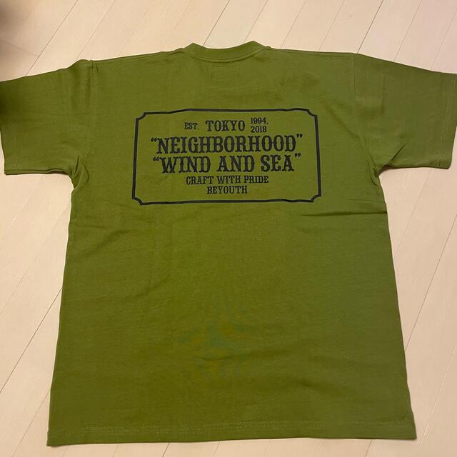 NEIGHBORHOOD WIND AND SEA ポケットT オリーブＬ　新品