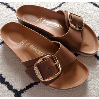 ビルケンシュトック(BIRKENSTOCK)のビルケンシュトック マドリッド ビッグバックル サンダル コニャックブラウン(サンダル)