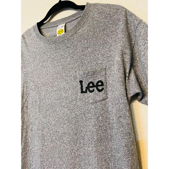 【美品】Lee(リー)★半袖ロゴTシャツ★灰Mサイズ★
