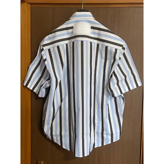 Maison Martin Margiela(マルタンマルジェラ)の22SS新品 AMI Paris ストライプ オーバーサイズ 半袖 シャツ アミ メンズのトップス(Tシャツ/カットソー(半袖/袖なし))の商品写真