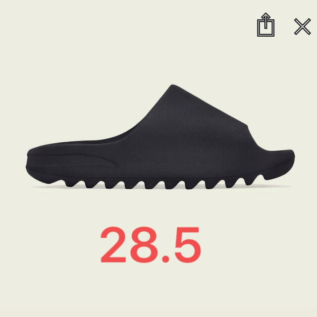 adidas YEEZY SLIDE ONYX 28.5㎝メンズ