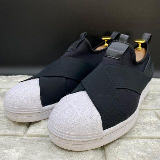 アディダス(adidas)の★とりぴ様専用★adidas スーパースター クロスバンド スリッポン 黒(スニーカー)