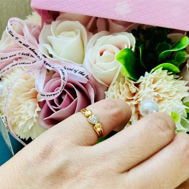 ポンテヴェキオ リング ハートダイヤ♡美品 ピンキーリング | www