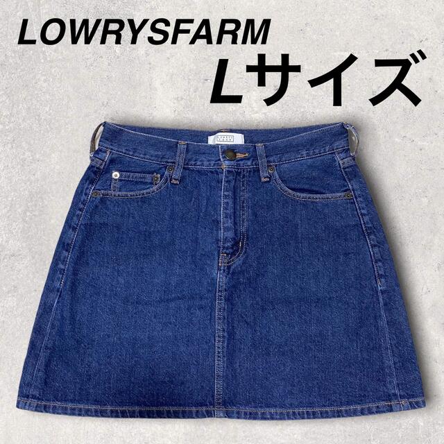 LOWRYS FARM(ローリーズファーム)のLOWRYSFARM/ローリーズファーム  デニムミニスカート デニムスカート レディースのスカート(ミニスカート)の商品写真