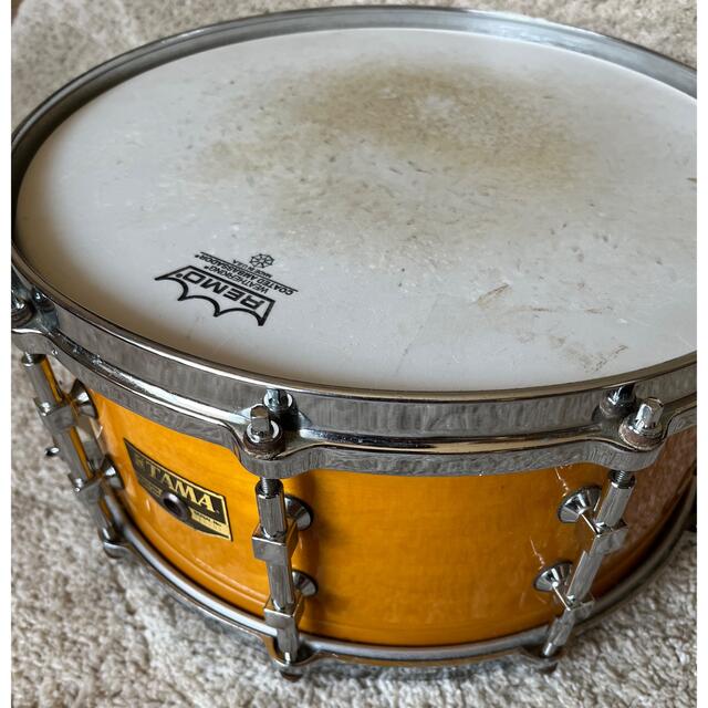 TAMA スネア ソリッドメイプル 61/2×14 アンバー 90´s-
