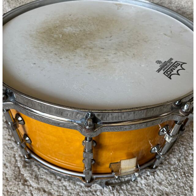 TAMA スネア ソリッドメイプル 61/2×14 アンバー 90´s-