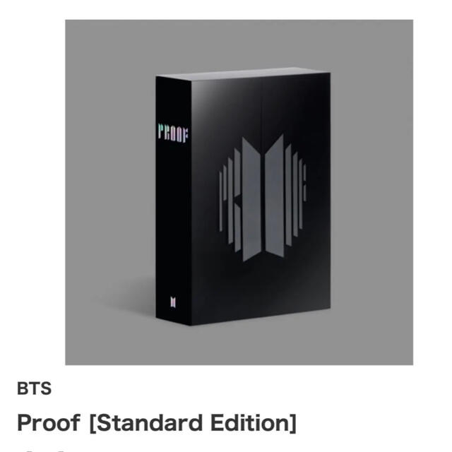 新品未使用BTS Proof [Standard Edition]