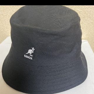 カンゴール(KANGOL)のカンゴールバケットハット 新品未使用品 帽子 ハット ブラックM(ハット)