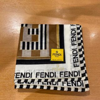 フェンディ(FENDI)のFENDIハンカチブラック(ハンカチ)