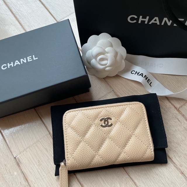 CHANELシャネル　コインケースベージュ　新品