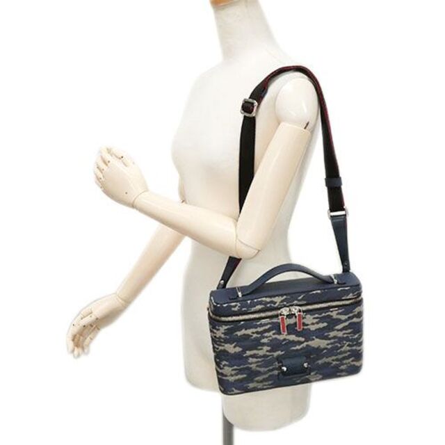 公式】 - Louboutin Christian 極美品☆ルブタン J5219 ネイビーx 公式】 - Louboutin Christian 極美品☆ルブタン J5219 ネイビーx
