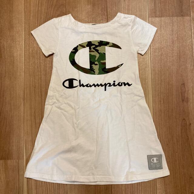 Champion(チャンピオン)のチャンピオン迷彩120cm女の子ワンピース キッズ/ベビー/マタニティのキッズ服女の子用(90cm~)(ワンピース)の商品写真