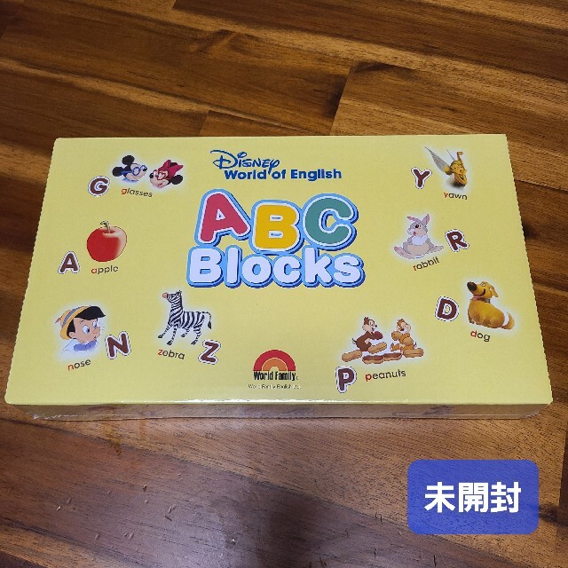 Disney(ディズニー)のDWE ABC Blocks キッズ/ベビー/マタニティのおもちゃ(知育玩具)の商品写真
