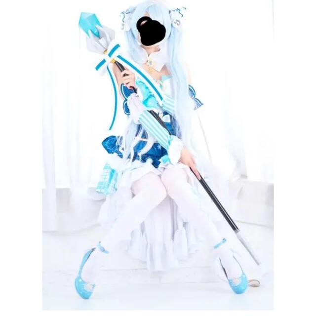 ボーカロイド 初音ミク 雪ミク エンタメ/ホビーのコスプレ(衣装一式)の商品写真