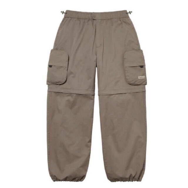 ワークパンツ/カーゴパンツSupreme Cargo Zip-Off Cinch pant S GREY