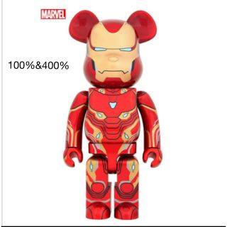 メディコムトイ(MEDICOM TOY)のBE@RBRICK IRON MAN MARK 50 100％ & 400％(その他)