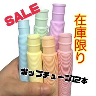 ポップチューブ　12本　大人気　ASMR  おもちゃ　知育玩具　ストレス解消(知育玩具)