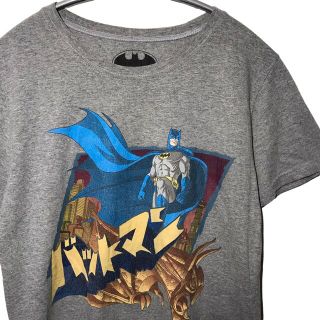 マーベル(MARVEL)の【希少】バットマン batman Tシャツ カットソー L グレー ヴィンテージ(Tシャツ(半袖/袖なし))