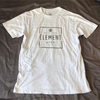 エレメント(ELEMENT)の値下げ　ELEMENT  Tシャツ　エレメント　XL 白ティー　白(Tシャツ/カットソー(半袖/袖なし))