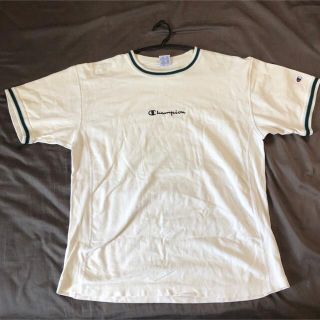 チャンピオン(Champion)の値下げ　チャンピオン　champion Tシャツ　白ティー　オーバーサイズ　(Tシャツ/カットソー(半袖/袖なし))