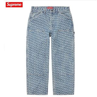 シュプリーム(Supreme)のSupreme Monogram Denim Painter Pant(デニム/ジーンズ)