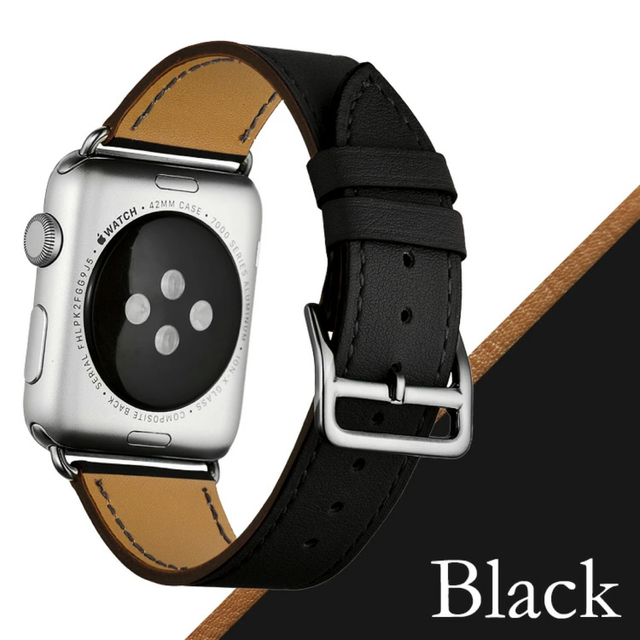 Apple Watch レザーバンド メンズの時計(レザーベルト)の商品写真