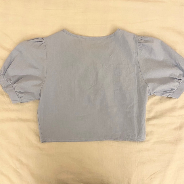 dholic(ディーホリック)のリボンショートブラウス レディースのトップス(シャツ/ブラウス(半袖/袖なし))の商品写真