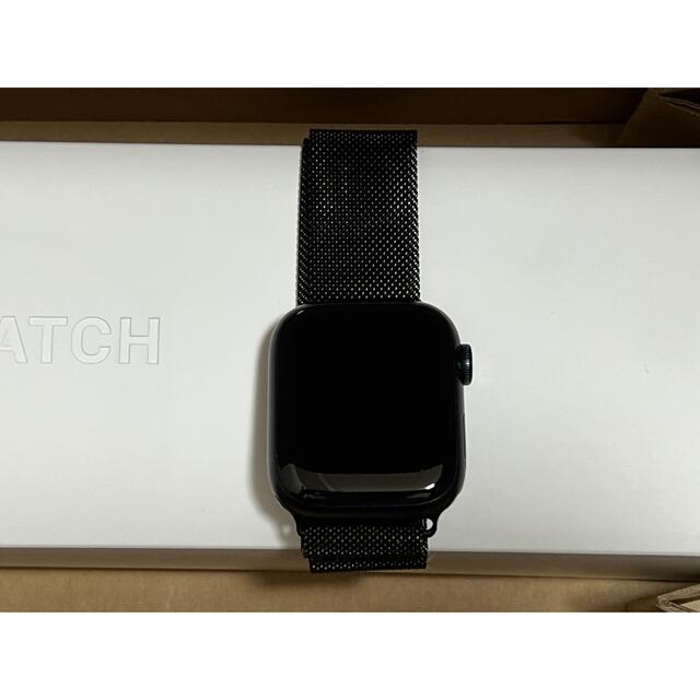 Apple Watch 7 41mm GPSモデル ミッドナイト - 時計 Apple Watch 7 41mm GPSモデル ミッドナイト - 時計