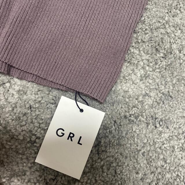 GRL(グレイル)のグレイル　前後2Wayレースネックニットタンクトップ[rut262]   レディースのトップス(タンクトップ)の商品写真