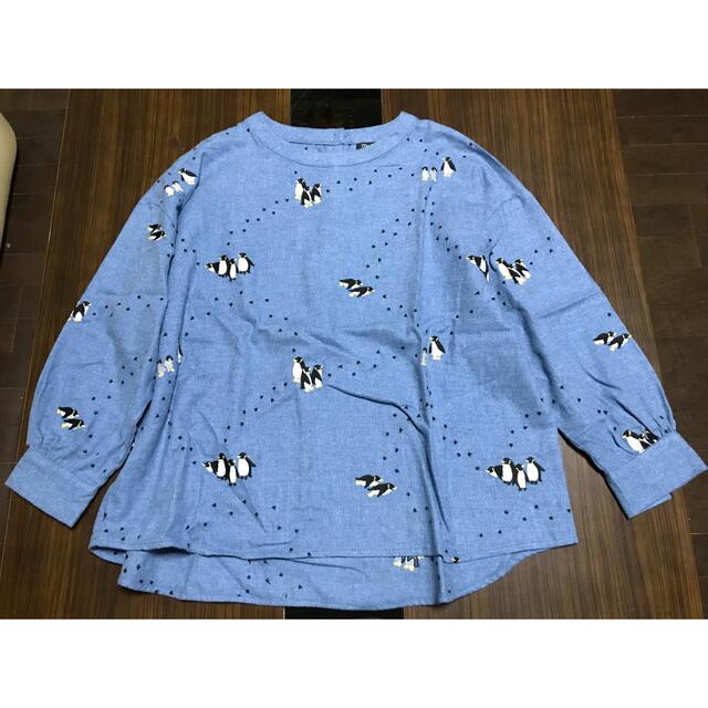 マーブルシュッド marble sud ペンギン 刺繍 トップス