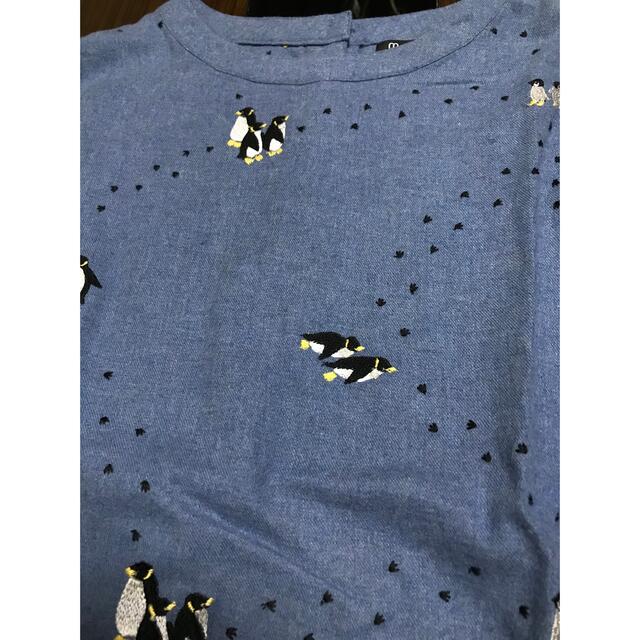 マーブルシュッド marble sud ペンギン 刺繍 トップス
