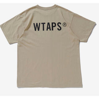 ダブルタップス(W)taps)の22ss WTAPS STANDART SS COTTON TEE ベージュ M(Tシャツ/カットソー(半袖/袖なし))