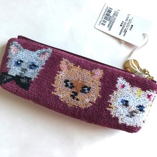 フェイラー(FEILER)のフェイラー　【完売品】　ラブラリーキャッツ　ペンケース　ポーチ　猫　ネコ　ねこ(ポーチ)