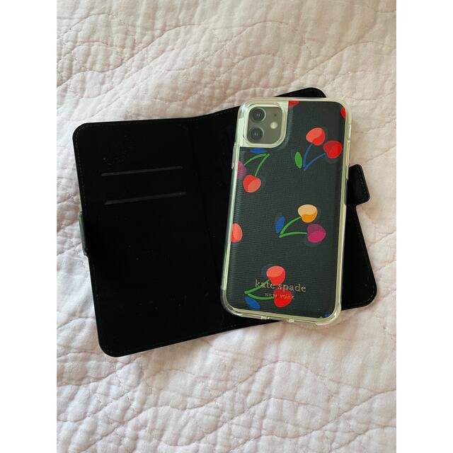 kate spade new york(ケイトスペードニューヨーク)のiPhone11 ケイトスペード　手帳型カバー スマホ/家電/カメラのスマホアクセサリー(iPhoneケース)の商品写真