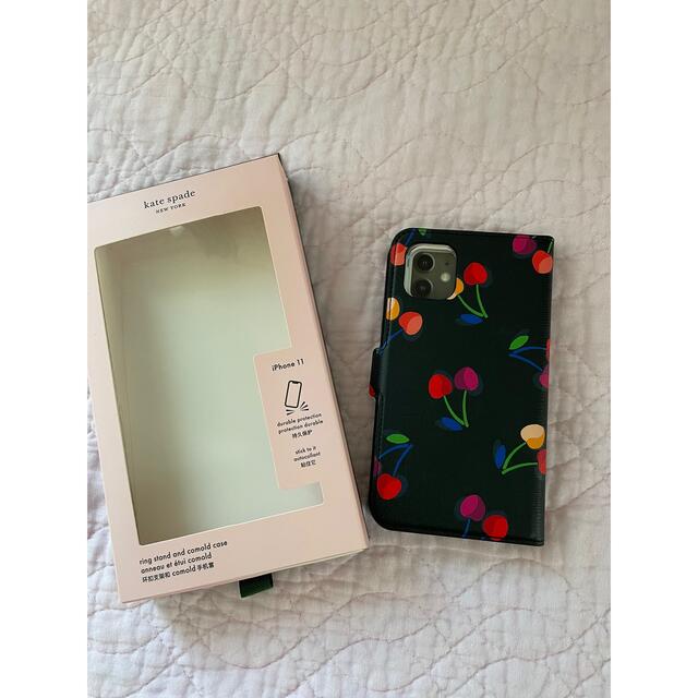 kate spade new york(ケイトスペードニューヨーク)のiPhone11 ケイトスペード　手帳型カバー スマホ/家電/カメラのスマホアクセサリー(iPhoneケース)の商品写真