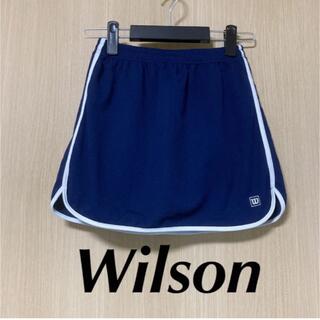 ウィルソン(wilson)の超美品 Wilson ウィルソン レディース S スコート ネイビー スカパン(ウェア)
