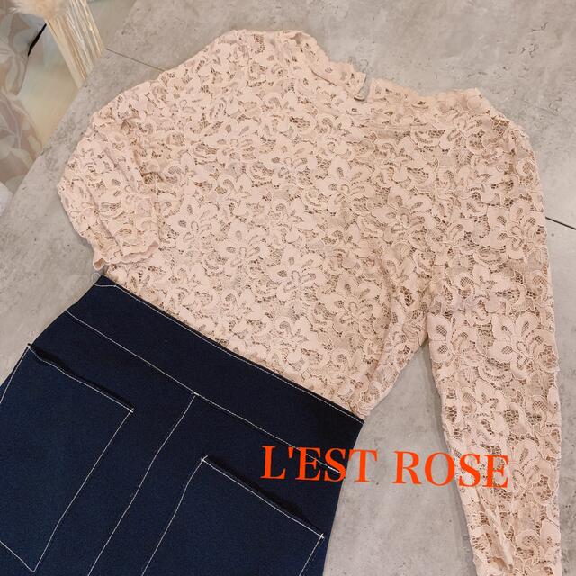 L'EST ROSE(レストローズ)の【稀少】L'EST ROSE スプリングブラウス レディースのトップス(シャツ/ブラウス(半袖/袖なし))の商品写真