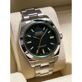 ロレックス(ROLEX)の【新品未使用】ロレックス ミルガウス 116400GV ブラック(腕時計(アナログ))