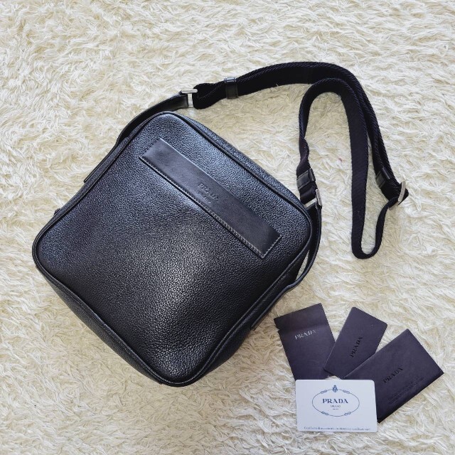 18%OFF】 PRADA - 【美品】☆オールレザー☆PRADA サイドプレート