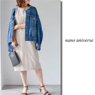 ナノユニバース(nano・universe)の【Nano universeナノユニバース】ワンピース(ひざ丈ワンピース)