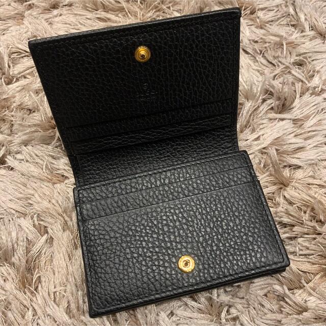 Gucci(グッチ)のGUCCI GG マーモント レザーカードケース レディースのファッション小物(財布)の商品写真