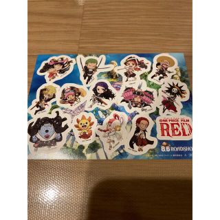 ワンピース(ONE PIECE)の映画【ワンピースRED】宣伝イベント参加特典ステッカー（シール）(その他)