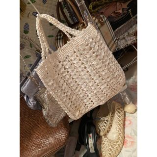 ロキエ(Lochie)のもうすぐ処分します❣️150＼vintage summer bag(ハンドバッグ)