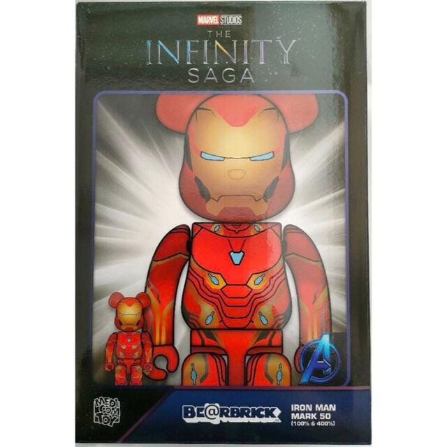 MEDICOM TOY(メディコムトイ)のbe@rbrick ironman mark50 メディコムトイ エキシビション ハンドメイドのおもちゃ(フィギュア)の商品写真