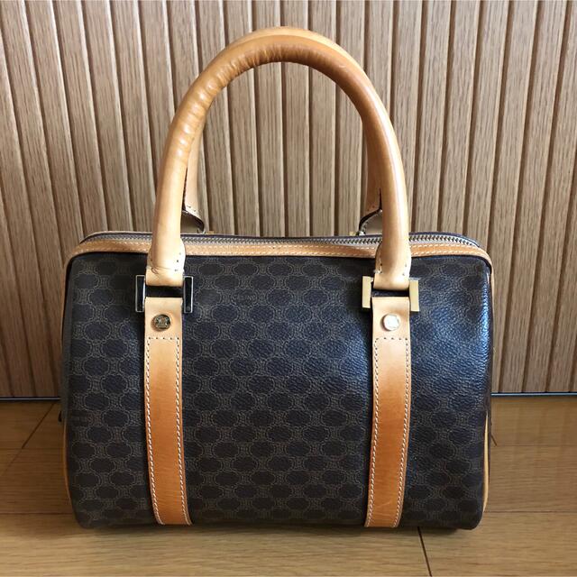 CELINE セリーヌ マカダム 横25cm ミニ ボストンバッグ