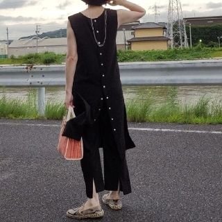 アメリヴィンテージ(Ameri VINTAGE)のAmeri　OTONA 2WAY LONG BLOUSE + PANTS(ベスト/ジレ)